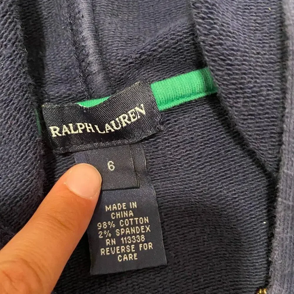 Girls 4 Piece Uniform Bundle Ralph Lauren J. Crew Children's Place Navy Blue 4/5